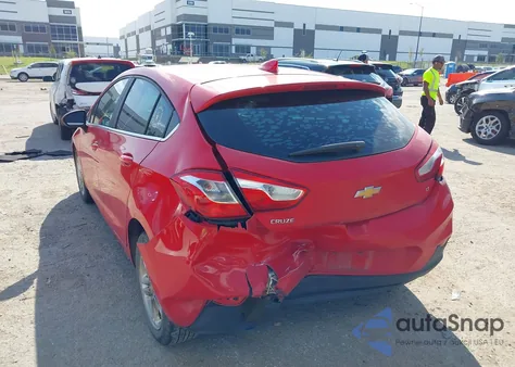 2018 Chevrolet Cruze Lt Auto from USA, damaged, VIN 3G1BE6SM3JS526493